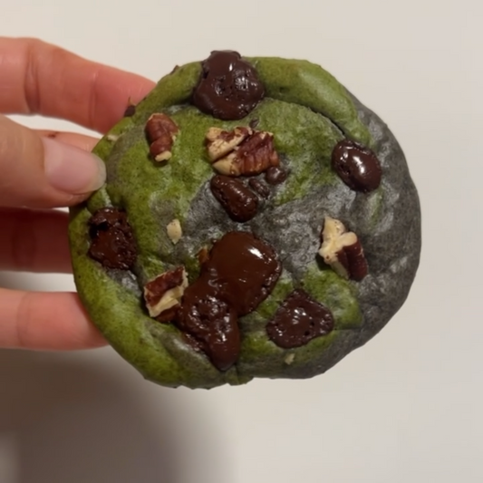 Cookies sésame noir et matcha anti-inflammatoire