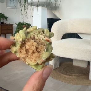 Energy ball et avoine soufflé