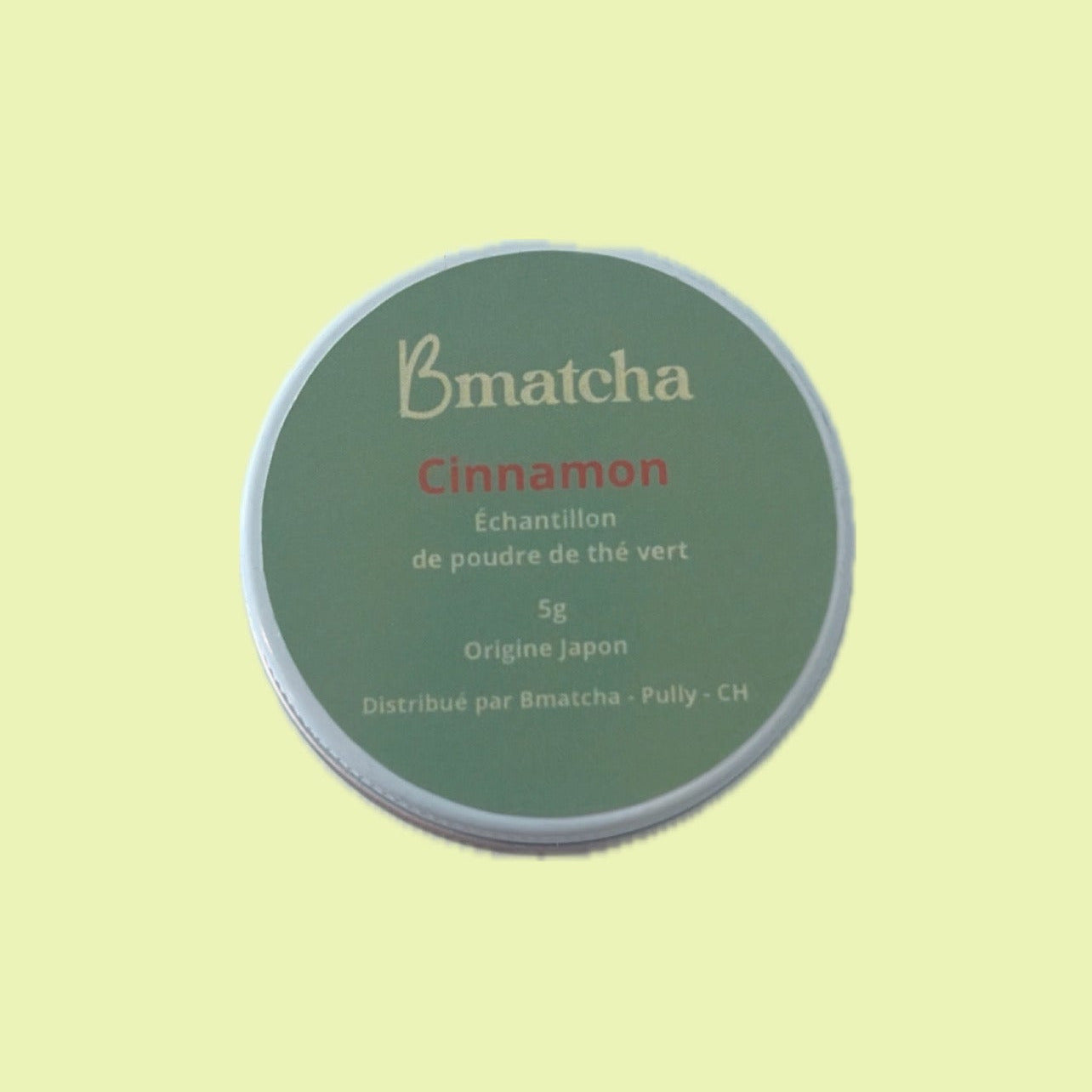 echantillon matcha aromatisé cannelle bmaycha