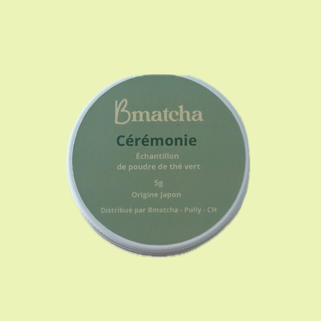 echantillon matcha cérémonial Bmatcha