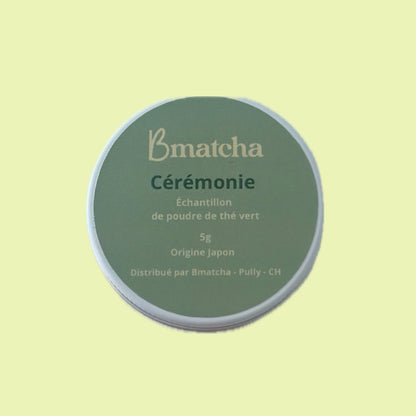 echantillon matcha cérémonial Bmatcha