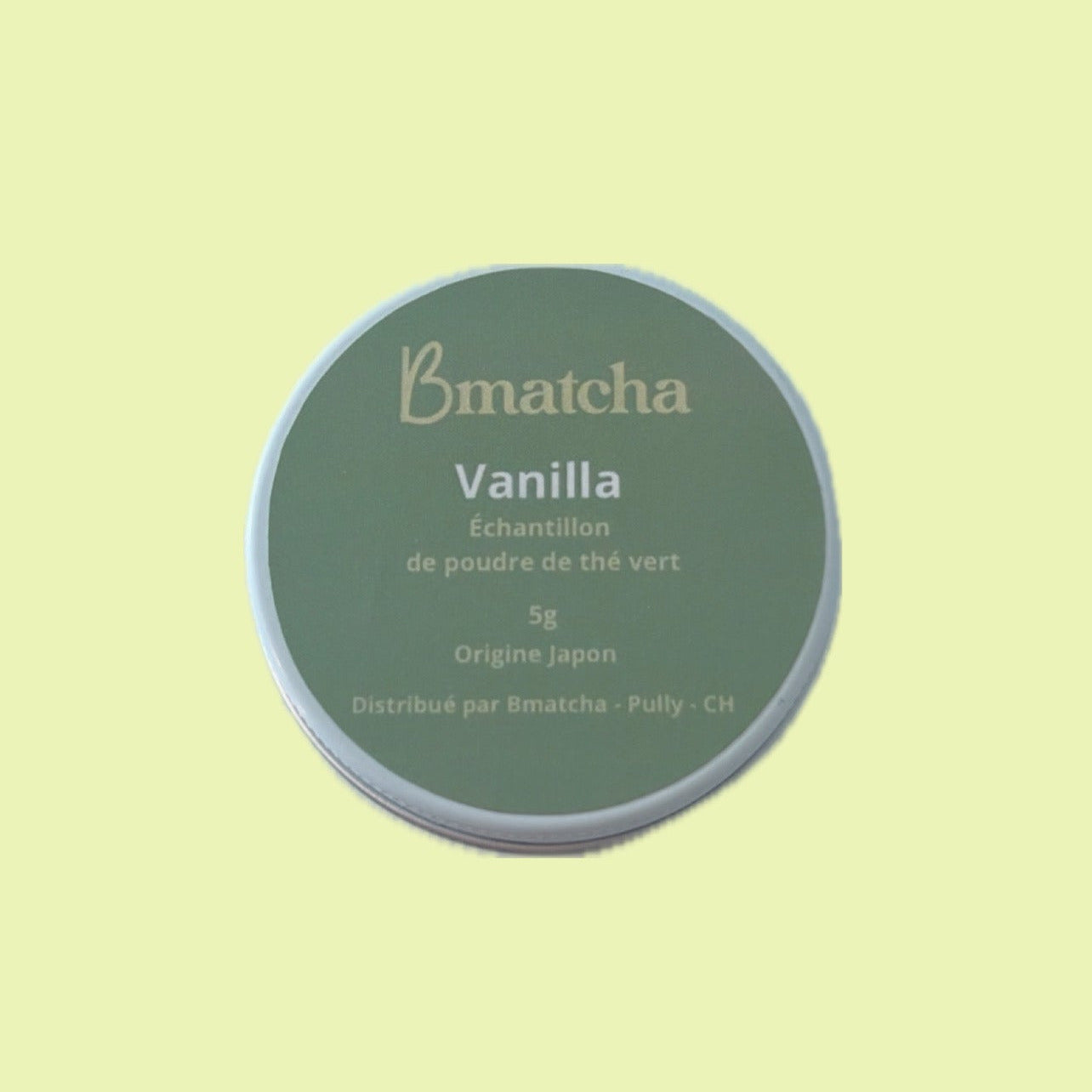 echantillon matcha aromatisé vanille bmaycha
