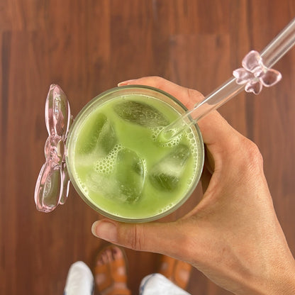 matcha latte à la cannelle