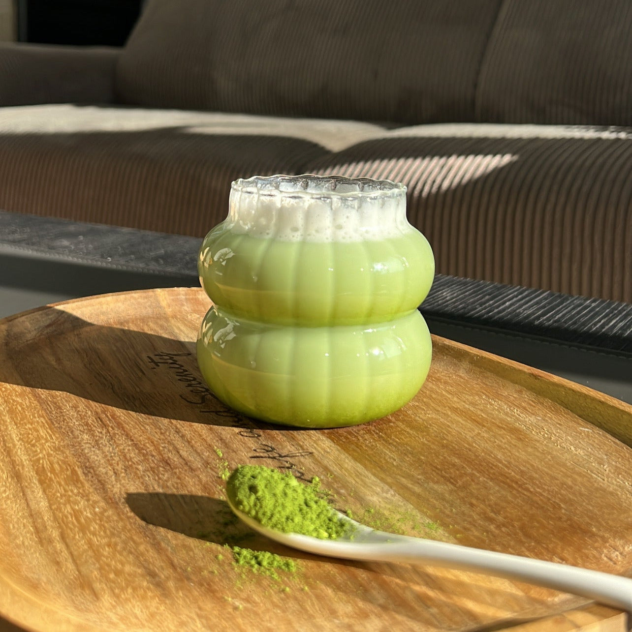 matcha latte lemongrass