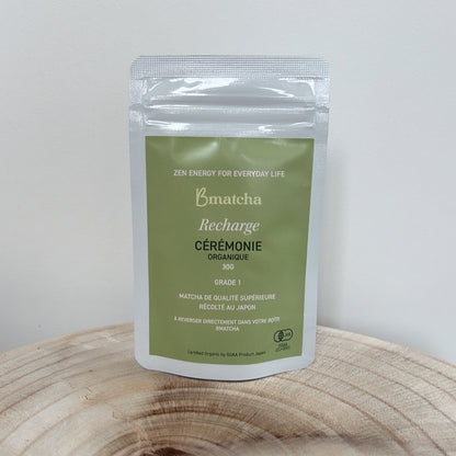 recharge de matcha cérémonial par Bmatcha 